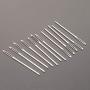 yueton 40pcs 2.7 inch Metal Large Eye Blunt Needles Yarn Needles for Knitting Crochet Projects (Sliver End)
