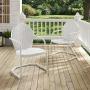 Crosley Furniture Griffith Metal Outdoor Chair - White