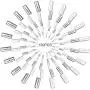 120 Pieces Swimsuit Bra Hooks Metal Lingerie Clasp Replacement Bra Strap Slide Hook for Swimsuit Tops, Lingerie and Pajamas, 6 Sizes, 2 Colors 120 Pieces Swimsuit Bra Hooks Metal Lingerie Clasp Replacement Bra Strap Slide Hook for Swimsuit Tops, Lingerie and Pajamas, 6 Sizes, 2 Colors