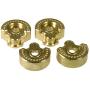 Benedict Harry TRX-4 1:10 x4PCS Heavy Metal Brass Internal Wheel Knuckle Weight Fit for Traxxas TRX-4 (A Style)