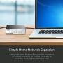 D-Link Ethernet Switch, 5 Port Unmanaged Gigabit Metal Fanless Desktop Plug n Play (GO-SW-5GE) D-Link Ethernet Switch, 5 Port Unmanaged Gigabit Metal Fanless Desktop Plug n Play (GO-SW-5GE)