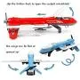 CORPER TOYS Aircraft Toy Die-cast Alloy Metal Model Plane Air Force Attack Airplane Pull Back Toy with Lights and Sounds Gifts for Kids Boys Girls Children