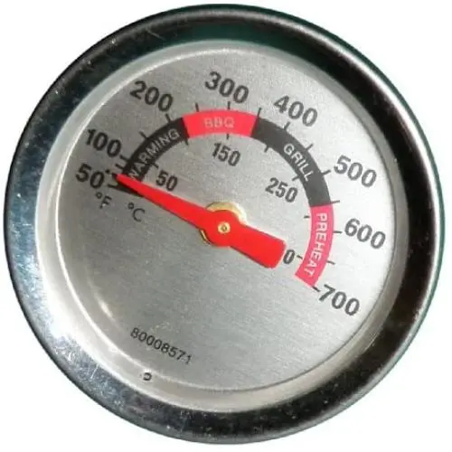 Music City Metals 00018 Heat Indicator Replacement for Select Gas Grill Models by Centro, Charbroil and Others
