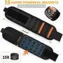 Magnetic Wristband, Tool Belt with 15 Strong Magnets for Holding Screws, Nails, Drill Bits-Tool Gift for Men, DIY Handyman Magnetic Wristband, Tool Belt with 15 Strong Magnets for Holding Screws, Nails, Drill Bits-Tool Gift for Men, DIY Handyman