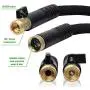 EasyJoy 50FT Expandable Garden Hose - Super Strong 3750D Fabric - 4-Layers Flex Strong Latex – Your Best Choice for Watering and Washing (with Metal 8 Function Sprayer) EasyJoy 50FT Expandable Garden Hose - Super Strong 3750D Fabric - 4-Layers Flex Strong Latex – Your Best Choice for Watering and Washing (with Metal 8 Function Sprayer)
