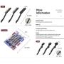 HOYIN 6PC Wire Scatch Brush Set, Zinc Platd and Brass Coated and Nylon Wire,3 and 5 Rows