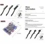 HOYIN 6PC Wire Scatch Brush Set, Zinc Platd and Brass Coated and Nylon Wire,3 and 5 Rows HOYIN 6PC Wire Scatch Brush Set, Zinc Platd and Brass Coated and Nylon Wire,3 and 5 Rows