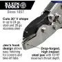 Klein Tools 86526 HVAC Tool V Notcher for Ductwork and Sheet Metal, Cuts 30-Degree V Klein Tools 86526 HVAC Tool V Notcher for Ductwork and Sheet Metal, Cuts 30-Degree V