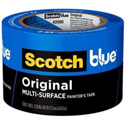 ScotchBlue Original Multi-Surface Painters Tape, 2.83 inches x 60 yards, 2090, 1 Roll