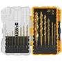 DEWALT Drill Bit Set, Titanium, 14-Piece (DW1354),Yellow