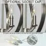 Kira Home Orbits 18'' 4-Light Modern Sphere/Orb Chandelier, Brushed Nickel Finish