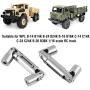 2PCS Drive Shaft for RC Truck, Metal Drive Shaft for WPL 1/16 RC Scale Military Truck Upgrade Replacement RC Accessories