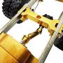 Leoie Transmission Drive Shaft for WPL B1 B16 B24 B36 C1 C24 C34 JJRC Q60 Q61 Q65 MN 90 RC Car Parts Gold