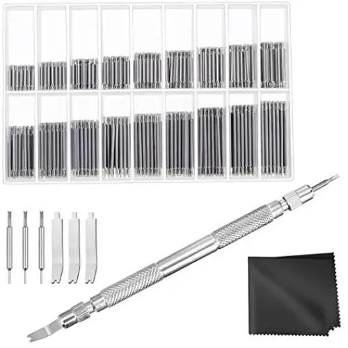 Anezus Watch Link Remover Kit with Spring Bar Tool Watch Band Tool and 360 Pcs Watch Strap Link Pins for Watch Repair and Watch Band Removal Anezus Watch Link Remover Kit with Spring Bar Tool Watch Band Tool and 360 Pcs Watch Strap Link Pins for Watch Repair and Watch Band Removal