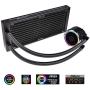 ID-COOLING ZOOMFLOW 240X ARGB CPU Water Cooler 5V Addressable RGB AIO Cooler 240mm CPU Liquid Cooler 2X120mm RGB Fan, Intel 115X/1200/2066, AMD AM4