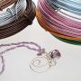 The Beadsmith 12-Gauge Anodized Aluminum Wire for Jewelry Making, Metal Wire for Wrapping (Light Copper)