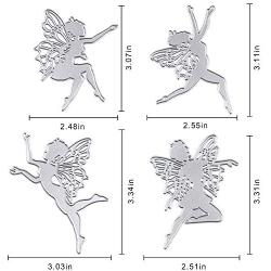 Cutting Dies Metal, Small Angel Embossing Stencils for DIY Scrapbooking Photo Album Decorative DIY Paper Cards Making Gift, Metallic Die Cut