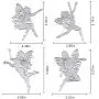 Cutting Dies Metal, Small Angel Embossing Stencils for DIY Scrapbooking Photo Album Decorative DIY Paper Cards Making Gift, Metallic Die Cut Cutting Dies Metal, Small Angel Embossing Stencils for DIY Scrapbooking Photo Album Decorative DIY Paper Cards Making Gift, Metallic Die Cut