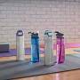 Contigo - 2076624 Contigo Stainless Steel Water Bottle | Vacuum-Insulated Water Bottle | Autospout Ashland Chill Water Bottle, 20 Oz, Stainless/Scuba