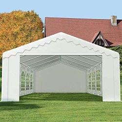 Peaktop Outdoor 13X26 Party Tent Heavy Duty Wedding Tent Outdoor Gazebo Event Shelter Canopy with Carry Bags