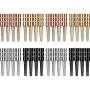 Mudder 40 Pieces Metal Cribbage Pegs Giant Cribbage Pegs Cribbage Pins for Friends and Family Traditional Cribbage Board Game Fit 1/8 Holes, 4 Colors