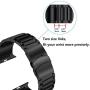 LDFAS Compatible for Apple Watch Band 44mm 42mm, Sport Stainless Steel Metal Strap with Safety Buckle for iWatch Bands Compatible for Apple Watch SE, Apple Watch Series 6/5/4/3 Smartwatch, Black