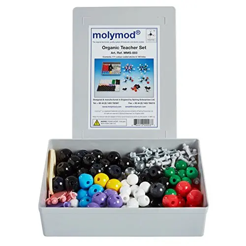 Molymod MMS-003 Organic Chemistry Molecular Model, Teacher Set (111 atom parts) Molymod MMS-003 Organic Chemistry Molecular Model, Teacher Set (111 atom parts)