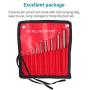 Feyachi Roll Pin Punch Set with Storage Pouch, 9 Piece Steel Removal Tool Kit