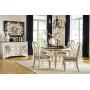 Signature Design by Ashley Realyn Dining Room Extension Table, Chipped White