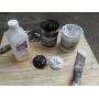 PC Products PC-Masonry Epoxy Adhesive Paste, Two-Part Repair, 8 oz in Two Cans, Gray 70079