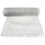 AUTOT 40 x 13 inch Car Grill Mesh Sheet, Silver Colored Aluminum Alloy Grille Mesh Roll, 11 x 25 mm Hexagon-Shape Grids