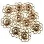 JCBIZ 10 Sets of Metal Sewing Buttons Metal Snap Buttons Clasp Buttons Hollow Flower Sewing Press Studs Buttons Coat Buttons Golden JCBIZ 10 Sets of Metal Sewing Buttons Metal Snap Buttons Clasp Buttons Hollow Flower Sewing Press Studs Buttons Coat Buttons Golden