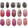30pcs Assorted Pink European Beads Large Holes Spacer Beads Rhinestone Metal Charms Supplies for Bracelet Necklace Jewelry Making (M310)