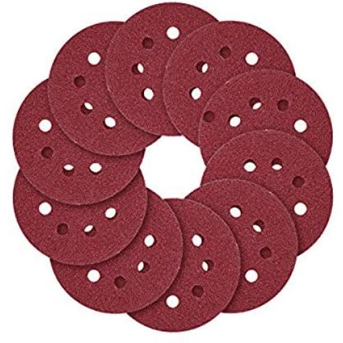 5-Inch 8-Hole Hook and Loop Sanding Discs 70PCS, 40/80/120/240/320/600/800 Assorted Grits Sandpaper - Pack of 70