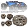 VGEBY RC Main Gear, 64T 17T 21T 26T 29T 1:10 Scale Remote Control Crawler Differential Main Metal Spur Gear RC Motor Gear Part Accessory for HSP Brontosaurus 1/10 Truck