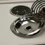 KITCHEN BASICS 101 Replacement Chrome Drip Pans for Whirlpool W10196405 and W10196406 - Includes an 8-Inch and 3 6-Inch Pans, 4 Pack KITCHEN BASICS 101 Replacement Chrome Drip Pans for Whirlpool W10196405 and W10196406 - Includes an 8-Inch and 3 6-Inch Pans, 4 Pack