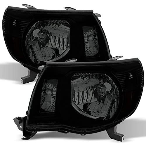 For Toyota Tacoma OE Replacement Black Headlights Driver/Passenger Head Lamps
