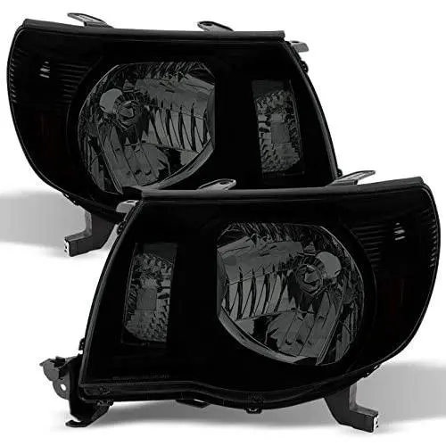 For Toyota Tacoma OE Replacement Black Headlights Driver/Passenger Head Lamps