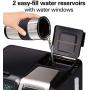 Hamilton Beach FlexBrew Thermal Coffee Maker, Single Serve & Full Pot, Compatible with K-Cup Pods or Grounds, Programmable, Black and Stainless (49966)