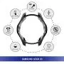 FitTurn Compatible with Gear S3 Frontier SM-R760 Case,Soft TPU Fashion Metal Color Frame Shock Resistant Proof Cover Protector Shell for Samsung Gear S3 Frontier SM-R760, Galaxy Watch 46mm SM-R800 FitTurn Compatible with Gear S3 Frontier SM-R760 Case,Soft TPU Fashion Metal Color Frame Shock Resistant Proof Cover Protector Shell for Samsung Gear S3 Frontier SM-R760, Galaxy Watch 46mm SM-R800