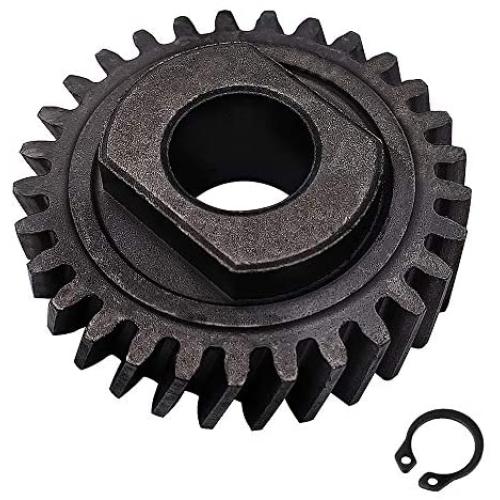 MORICHS WP9706529 W11086780 Replacement Worm Gear Parts for KitchenAid Stand Mixer Worm Follower Gear with the 9703680 Circlip
