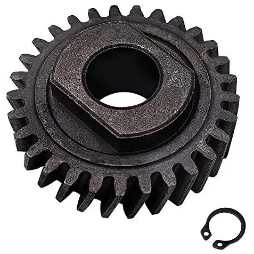 MORICHS WP9706529 W11086780 Replacement Worm Gear Parts for KitchenAid Stand Mixer Worm Follower Gear with the 9703680 Circlip MORICHS WP9706529 W11086780 Replacement Worm Gear Parts for KitchenAid Stand Mixer Worm Follower Gear with the 9703680 Circlip