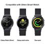 Valkit Compatible Galaxy Watch 46mm/Galaxy Watch 3 45mm Bands, 22mm Stainless Steel Wrist Band Metal Strap Bracelet for Galaxy Watch 46mm/Galaxy Watch 3 45mm/Gear S3 Frontier,Sliver+Black