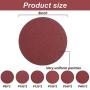 Aluminum Oxide Sanding Belts - 10 Pieces 4 x 36 Inch Sanding Belts (80/120/150/240/400 Grits) and 12 Pieces 6 Inch Self Stick No-hole Aluminum Oxide Sanding Disc (80/100/ 120/180/ 240/400 Grits)