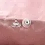 100 Pairs Bullet Clutch Earring Backs with Pad Earring Safety Backs (Silver)
