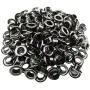 Sbest 3/16'' (5MM) Hole Size 100 Sets Metal Grommets Eyelets with Washers for Bead Cores, Clothes, Leather, Canvas (5mm, Gunmetal) Sbest 3/16'' (5MM) Hole Size 100 Sets Metal Grommets Eyelets with Washers for Bead Cores, Clothes, Leather, Canvas (5mm, Gunmetal)