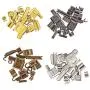 Kare & Kind Zipper Repair Kit - 4 Sizes and 4 Colors - 16 Sets of Zipper Boxes and Insertion Pins, 16 Pairs Zipper Top Stop, 16 Pcs Zipper Bottom Stop - Sizes 3/ 5/ 8/ 10 - Repair, Replacement, Sewing Kare & Kind Zipper Repair Kit - 4 Sizes and 4 Colors - 16 Sets of Zipper Boxes and Insertion Pins, 16 Pairs Zipper Top Stop, 16 Pcs Zipper Bottom Stop - Sizes 3/ 5/ 8/ 10 - Repair, Replacement, Sewing