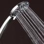 AquaDance 28'' Drill-Free Stainless Steel Slide Bar Combo Rain Showerhead 6-Setting Hand Revolutionary Low 3-Way Diverter for Easy Reach, Dual Shower Head Spa System - Chrome Finish