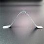 ORNOOU 200 Pieces Aluminum Strips Nose Wire Nose Bridge for Mask 90MM Metal Flat Nose Clips Nose Bridge Bracket DIY Wire for Sewing Crafts