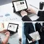 Fintie Case for New Microsoft Surface Pro 7 / Pro 6 / Pro 5 / Pro 4 / Pro 3 12.3 Inch Tablet - Multiple Angle Viewing Portfolio Business Cover, Compatible with Type Cover Keyboard (Marble)